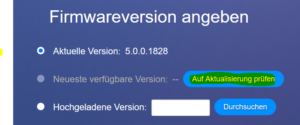 QNAP - Auf Firmwareupdates prüfen