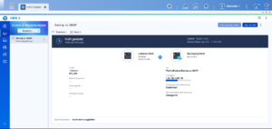 QNAP - Anzeige des erstellten Jobs in HBS3