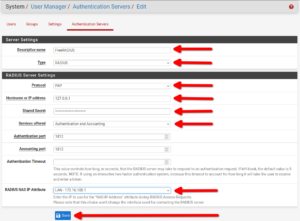 pfSense: FreeRADIUS als Authentifizierungsserver