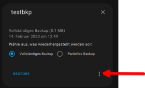 Home Assistant Backup herunterladen