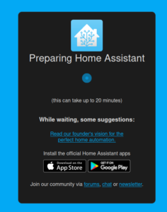 Home Assistant Vorbereitung