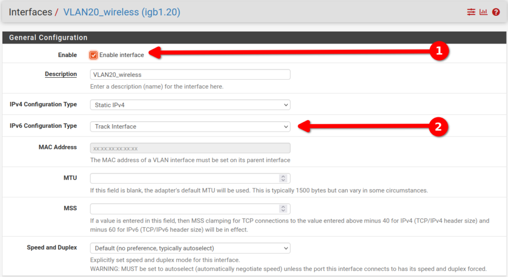 Fritzbox IPv6 & pfSense