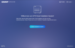 QNAP - Smart Installation starten