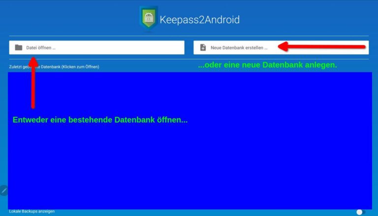 Erste Schritte mit KeePass2Android | heimnetz.de