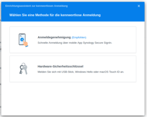 Synology Hardwarekey Assistent