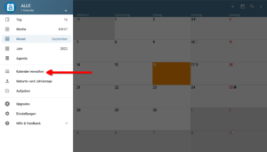 Synology Kalender auf Android Kalender verwalten