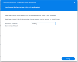 Synology Hardwarekey Name