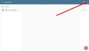 Synology Kalender auf Android leer