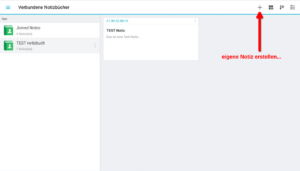 Synology Note Station DS note Notiz anlegen