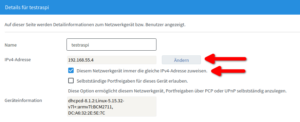 Fritzbox – IP-Adresse von Geräten ändern