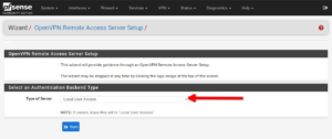 pfSense OpenVPN Authentication