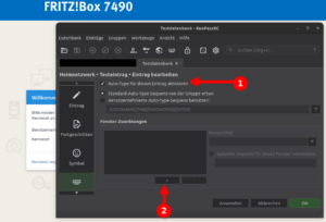 KeePassXC Auto-Type aktivieren und Browserfenster wählen