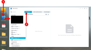 Synology Note Station Notizbuch erstellen