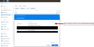 Synology Benutzer Gruppenzuteilung