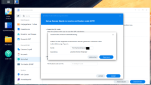 Synology NAS 2FA Secret Key